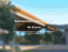 Tablet Screenshot of iglesiapuntodegracia.com